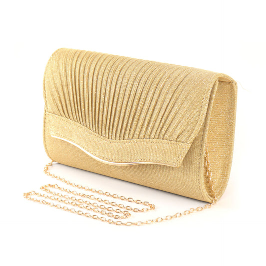 Solid Color Flip Style Dinner Clutch