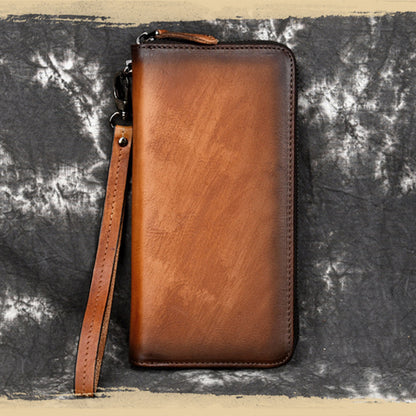 Hand-rubbed Multi-card Leather Wallet