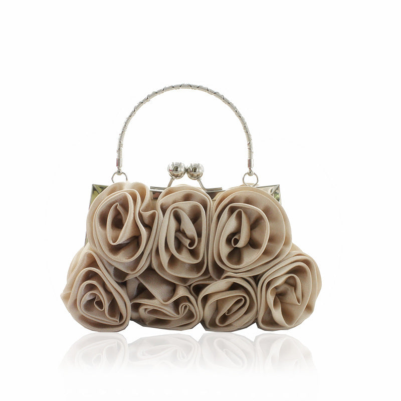 Rose Dinner/Bridal Bag-Clutch