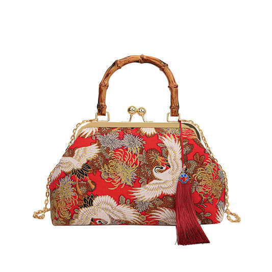 Red-Crowned Crane Handbag