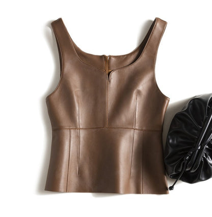 Genuine Leather OuterWear Vest