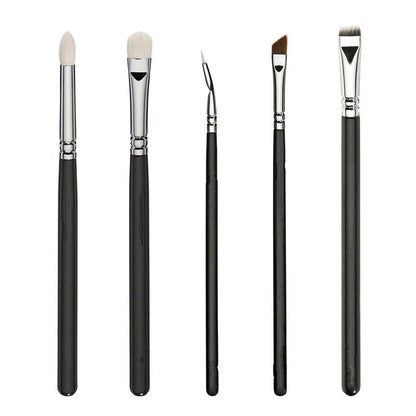 15pc Set Black Makeup Brushes