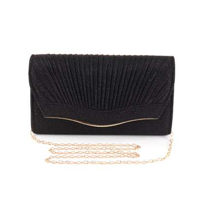 Solid Color Flip Style Dinner Clutch