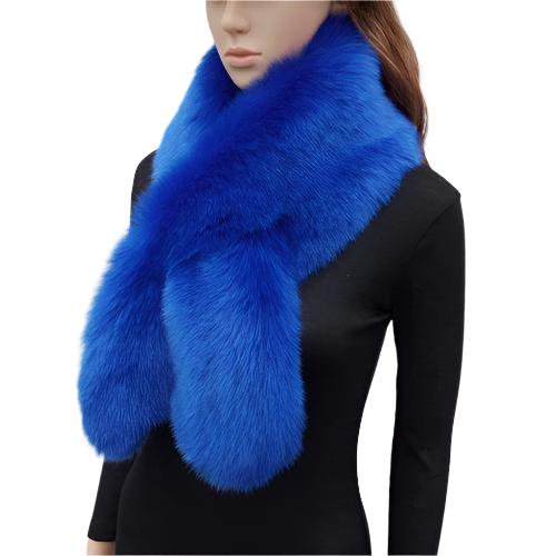 Faux Fur Collar Shawl