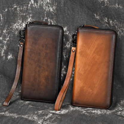 Hand-rubbed Multi-card Leather Wallet